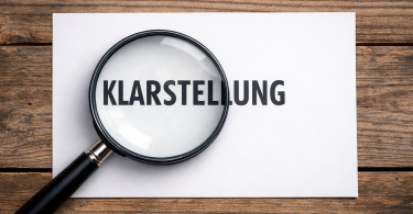 Klarstellung